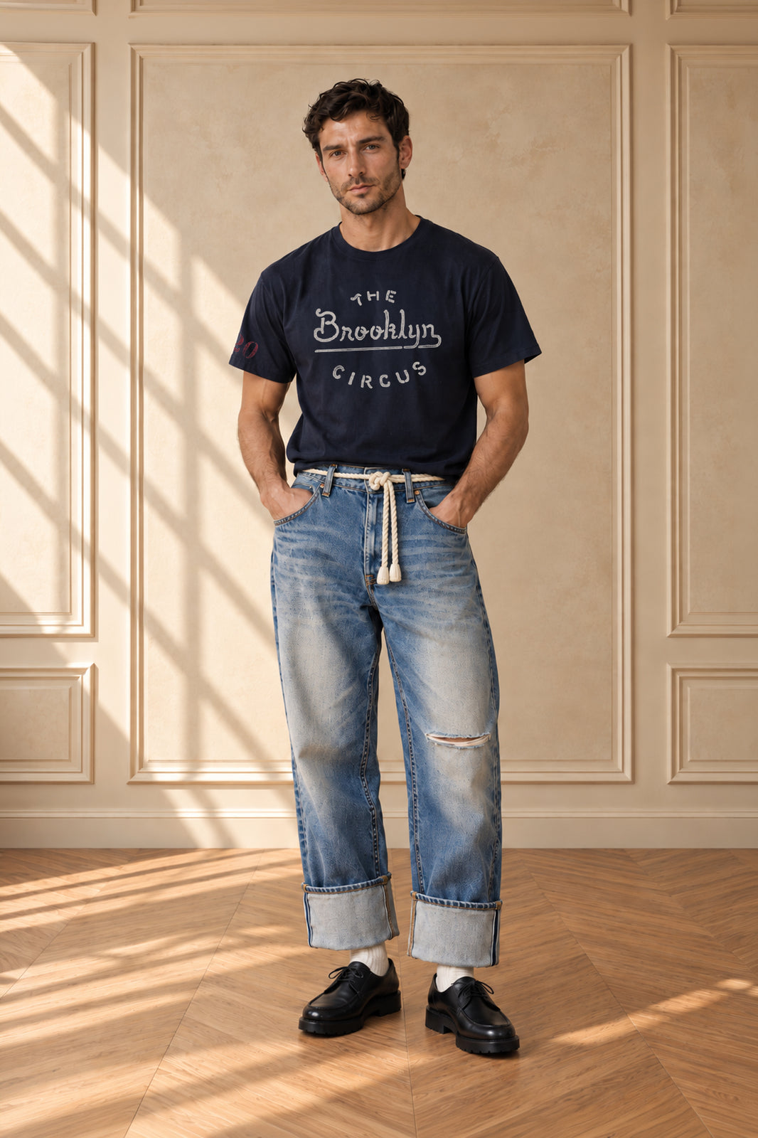 Brooklyn Dodge Ball Tee (Navy)