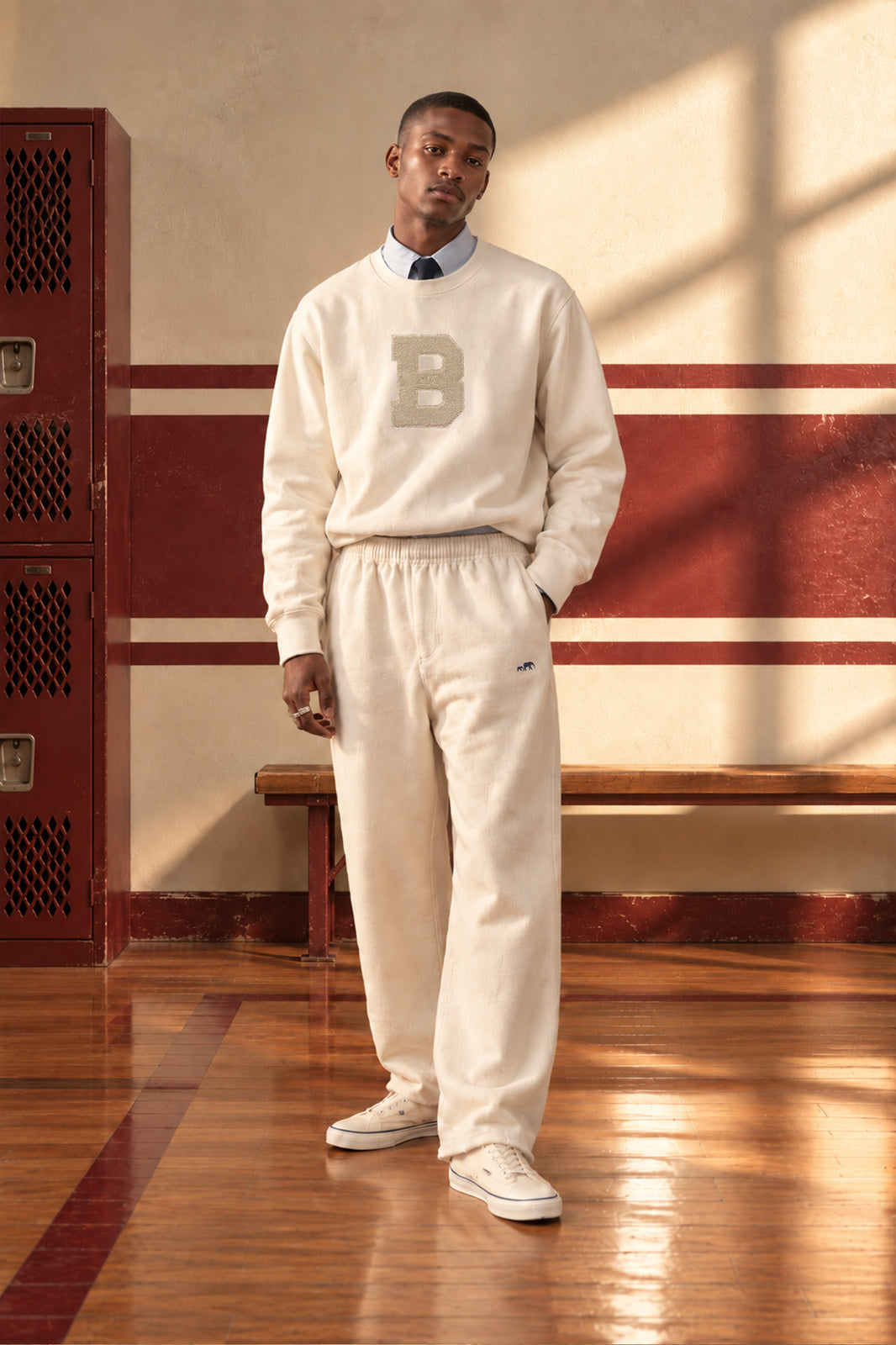 BKc Straight Leg Sweatpants (Bone)