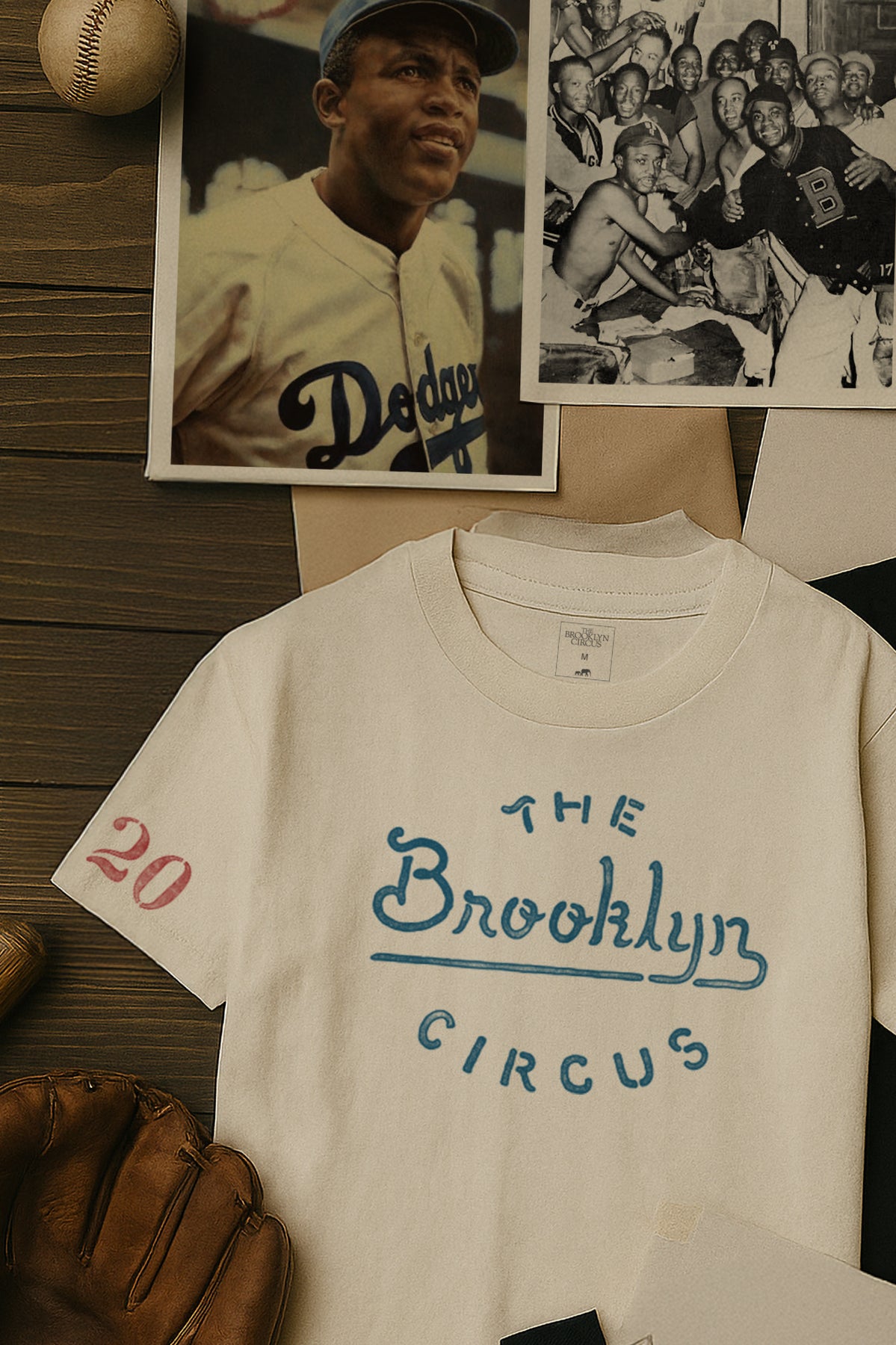 (Pre-Order) Brooklyn Dodgers Tee (Natural)