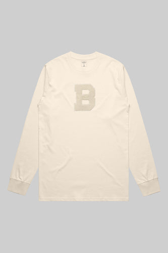 (Pre-Order) Classic Chenille B L/S Tee (Natural)