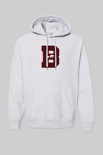 Classic Chenille B Hoodie (Heather Gray)