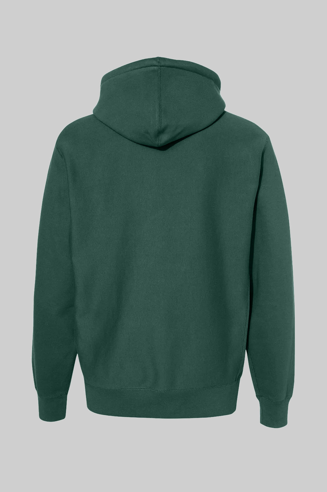 Classic Chenille B Hoodie (Green/Burgundy)
