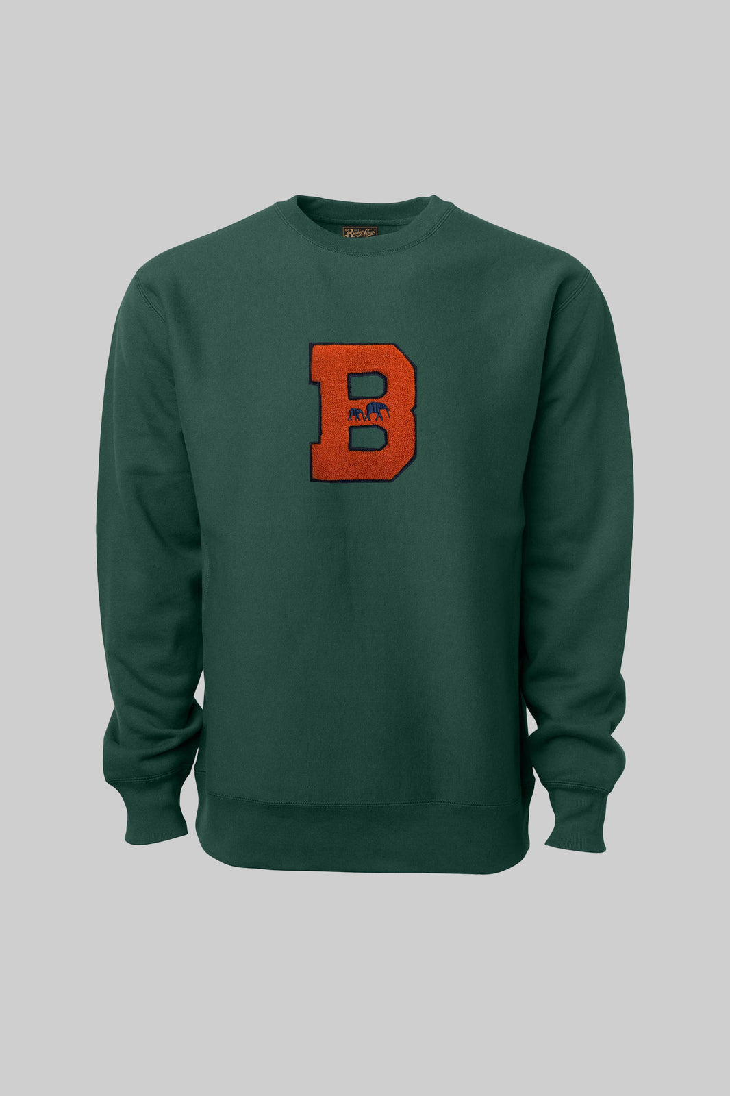 Classic B Chenille Crewneck (Green)