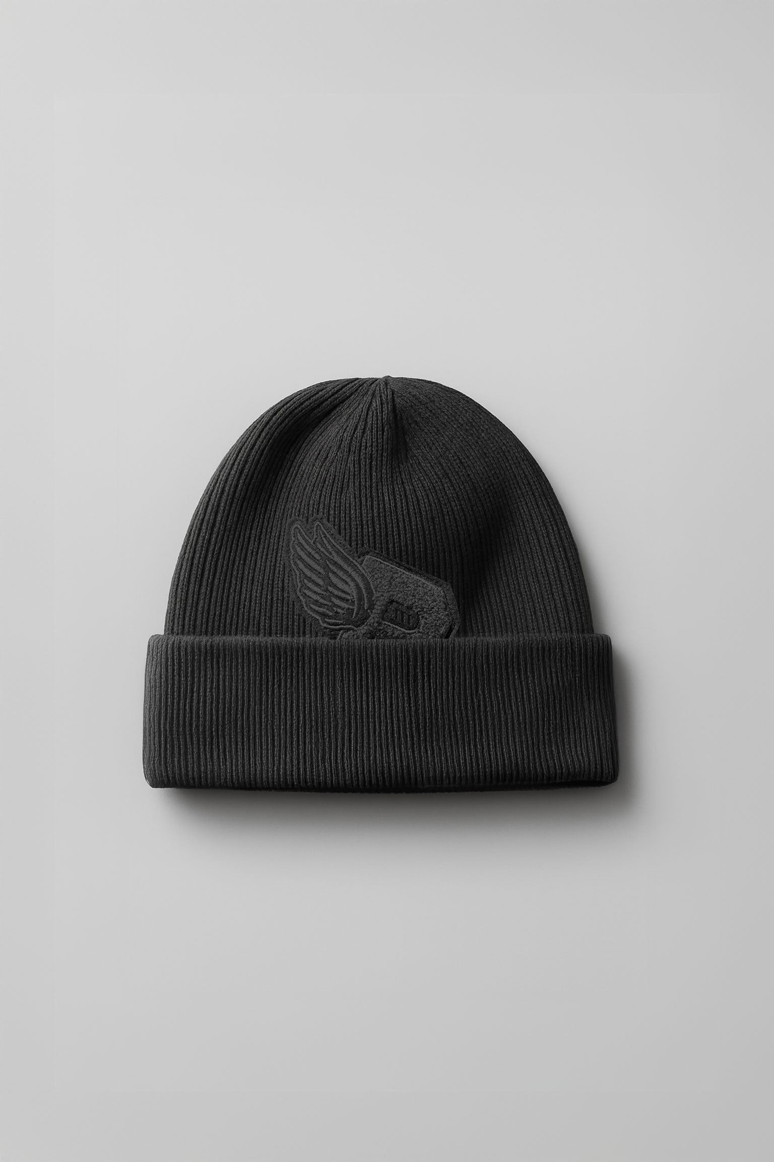 Winged B Beanie (Triple Black)