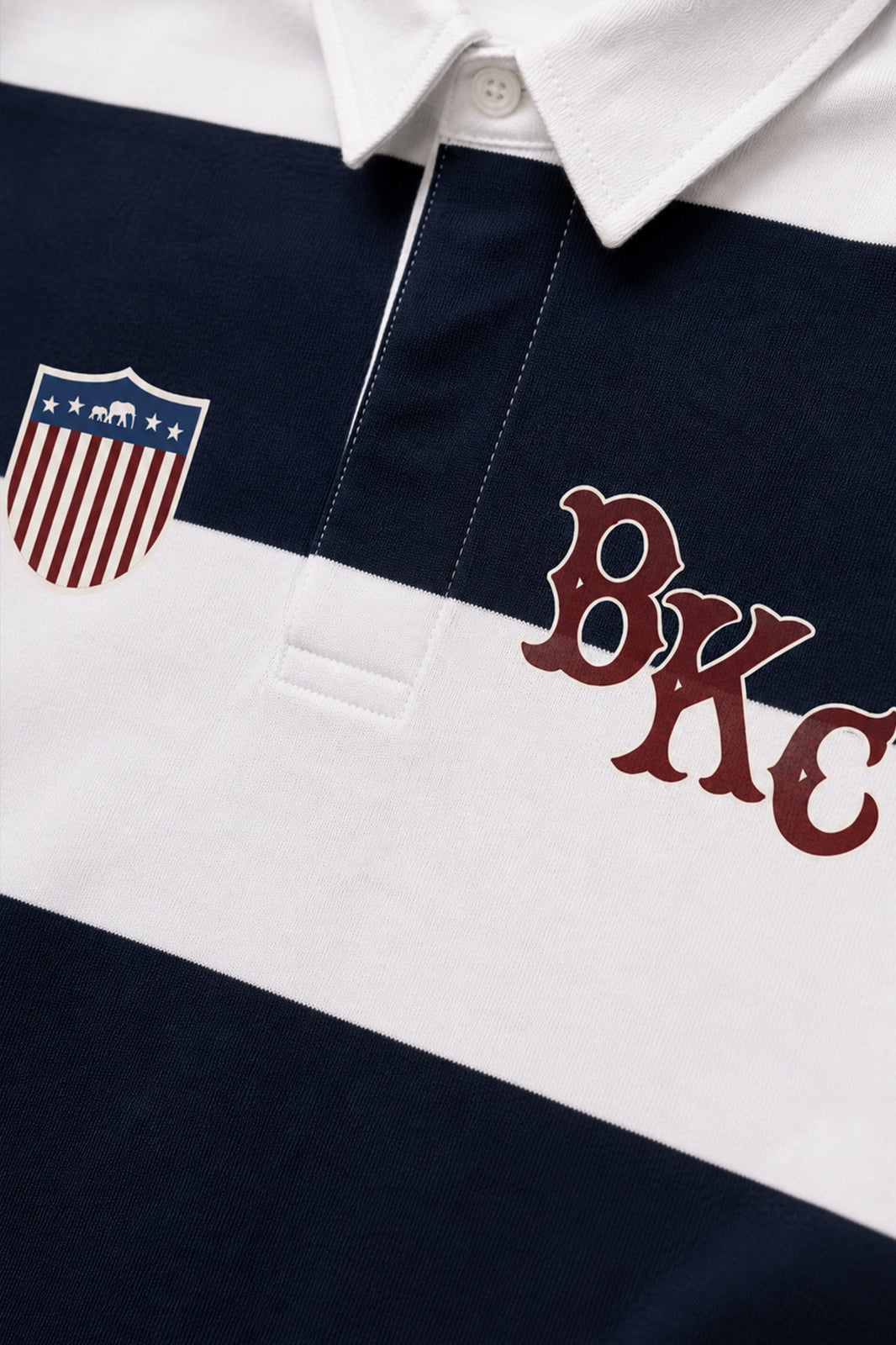 Brooklyn Dodge Ball Team Rugby (Navy/White Stripe)