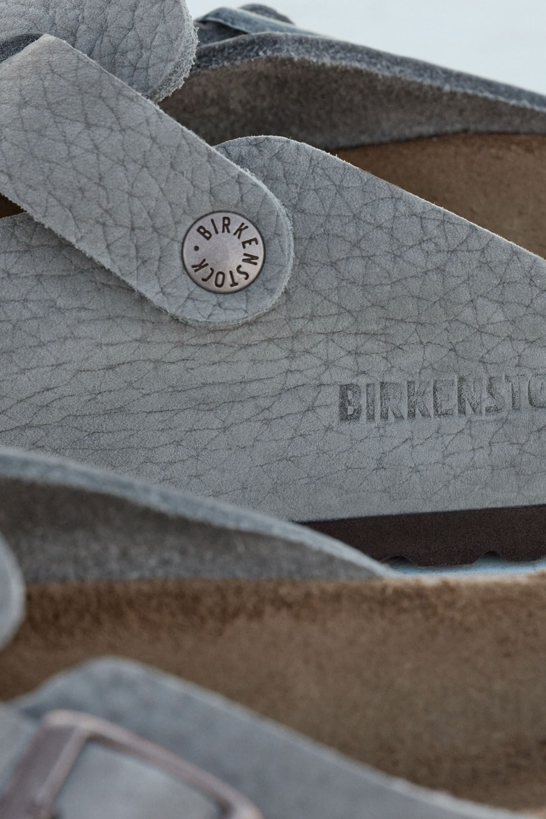 Birkenstock Boston Grip Leather (Whale Gray)