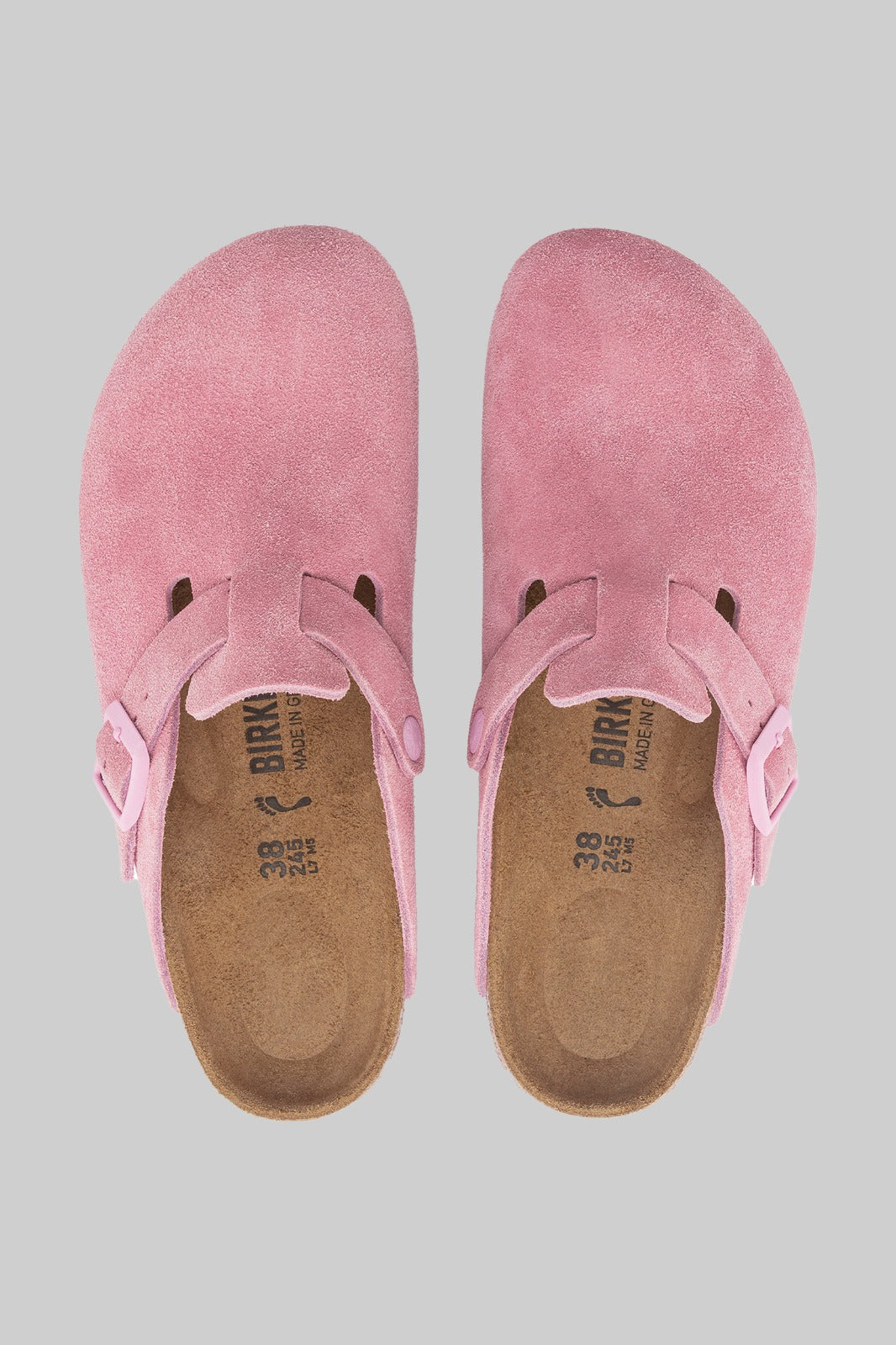 Birkenstock Boston Suede (Pink) - Main Image