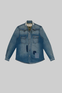 Vintage Heavy Western Studded Selvedge Repair Jacket