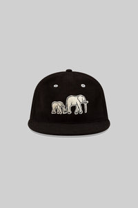 WOOL BKc Felt 'Elephant' Varsity Cap (Black)