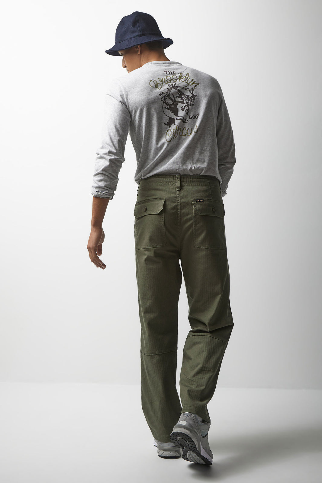 Lee x BKc Drawstring Supply Pant (Muted Olive)