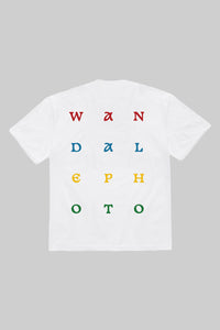 Wanda Lephoto Multi Color Logo Tshirt White