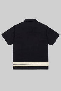 3Sixteen Leisure Shirt Border Stripe Applique (Black)