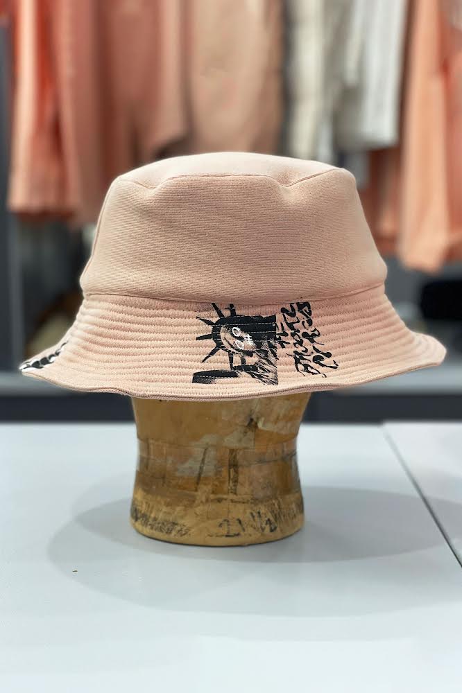 New! Reworked Bucket Hat (Hush Pink)