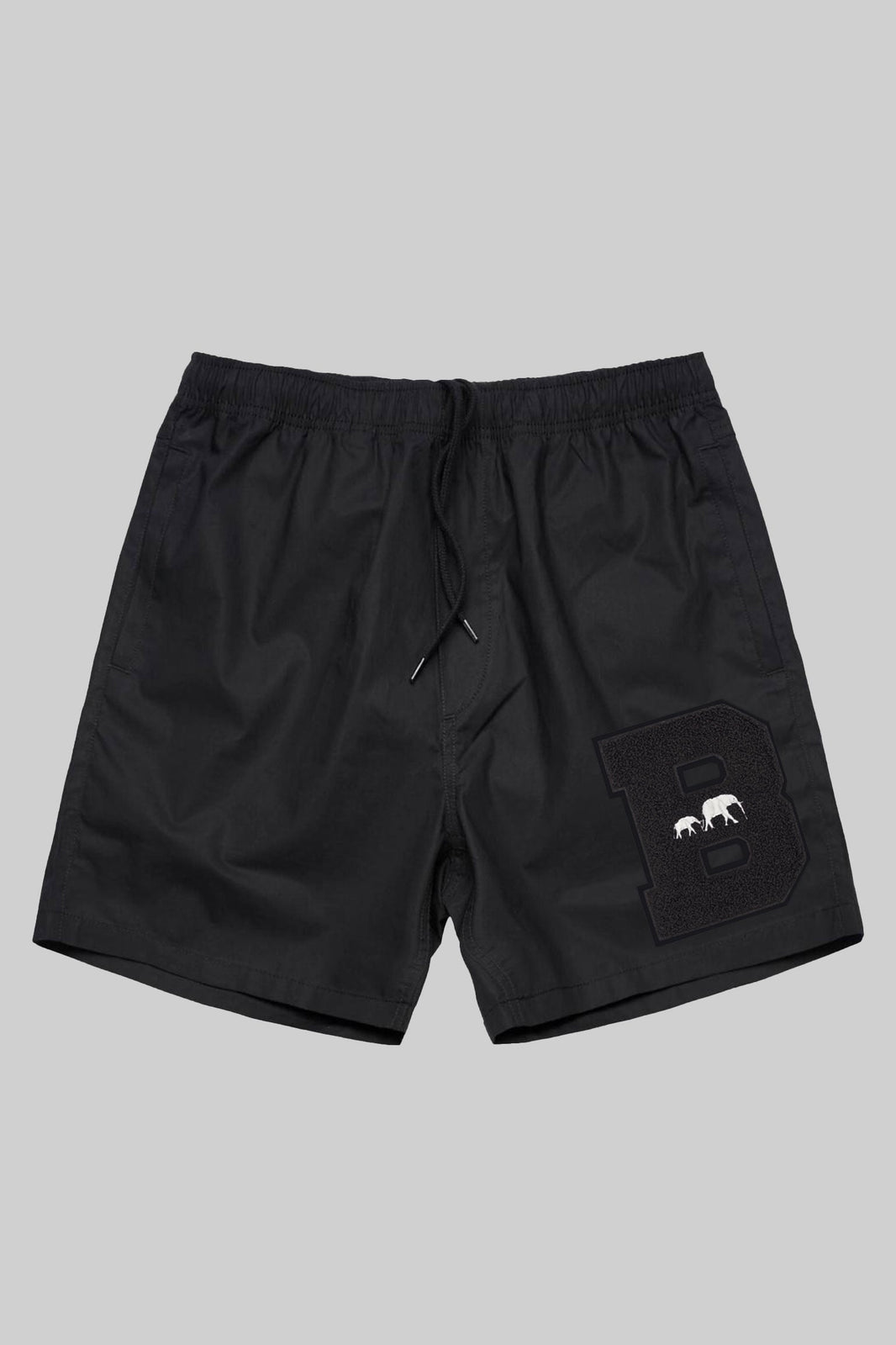 Restock! Lenox Original Shorts(Black/Black/White elephant)