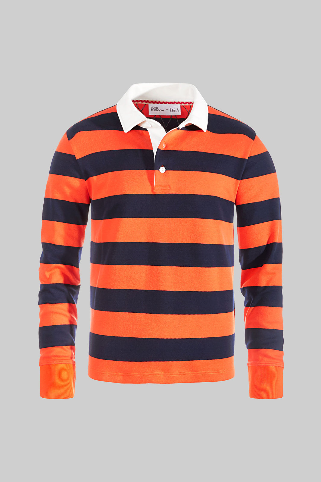 Ouigi Theodore for Men's Striped Rugby Shirt, Created for Macy's