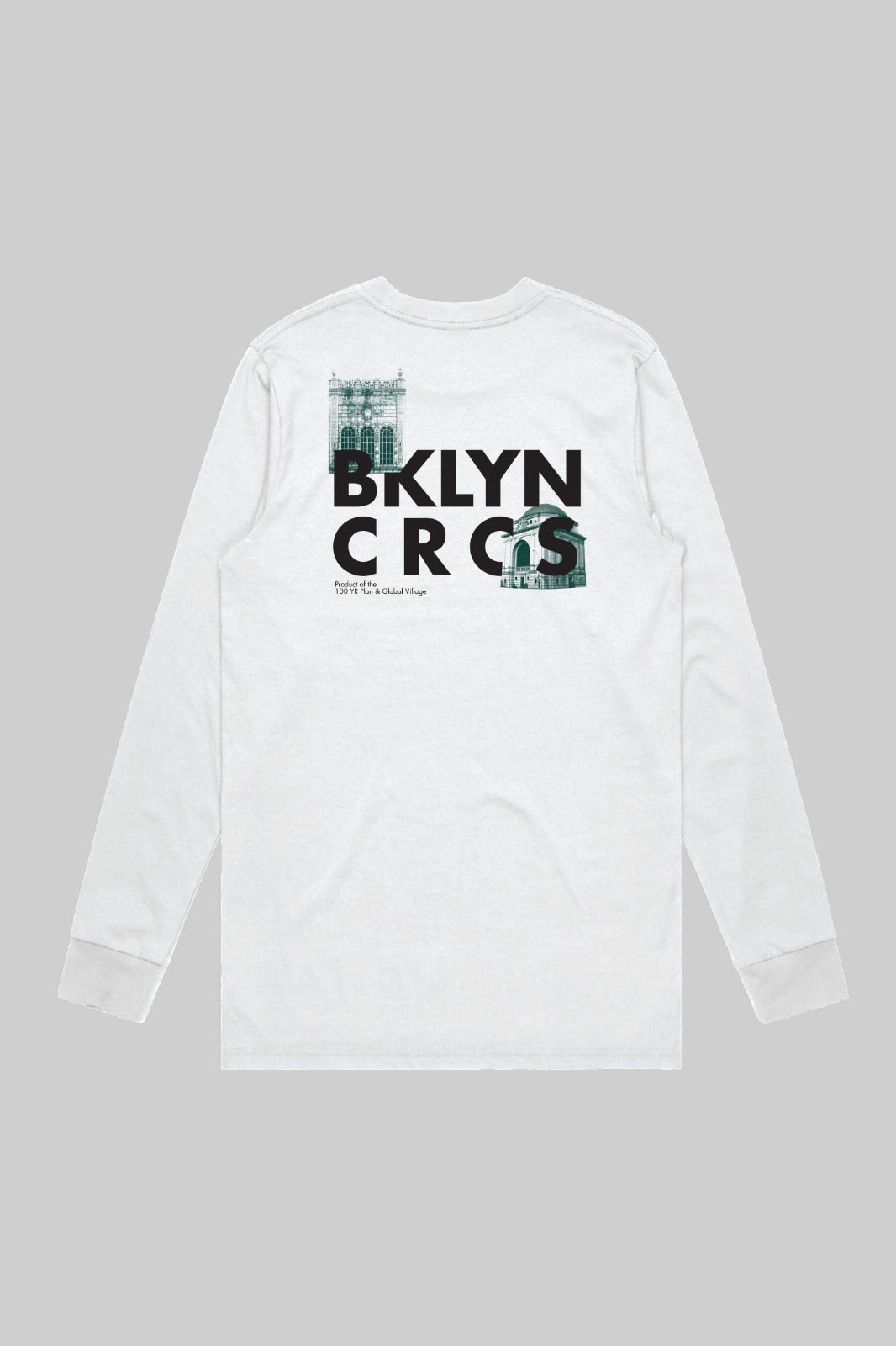 BKc Canal Street White L/S Tee