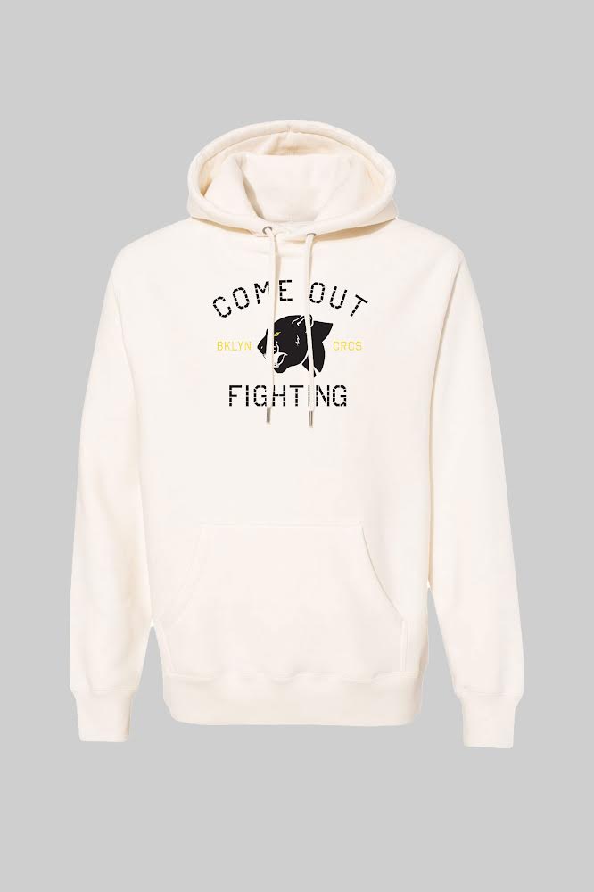 Black Panther Coming Out Fighting Hoodie Off-White