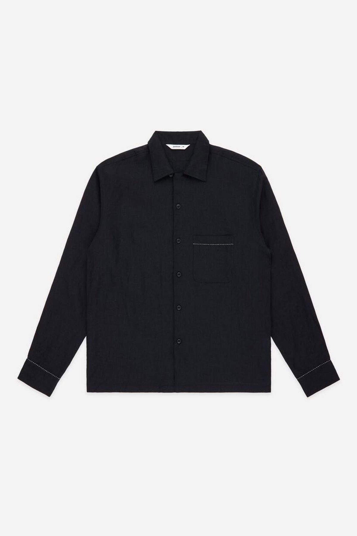 3sixteen Loop Collar Shirt Black